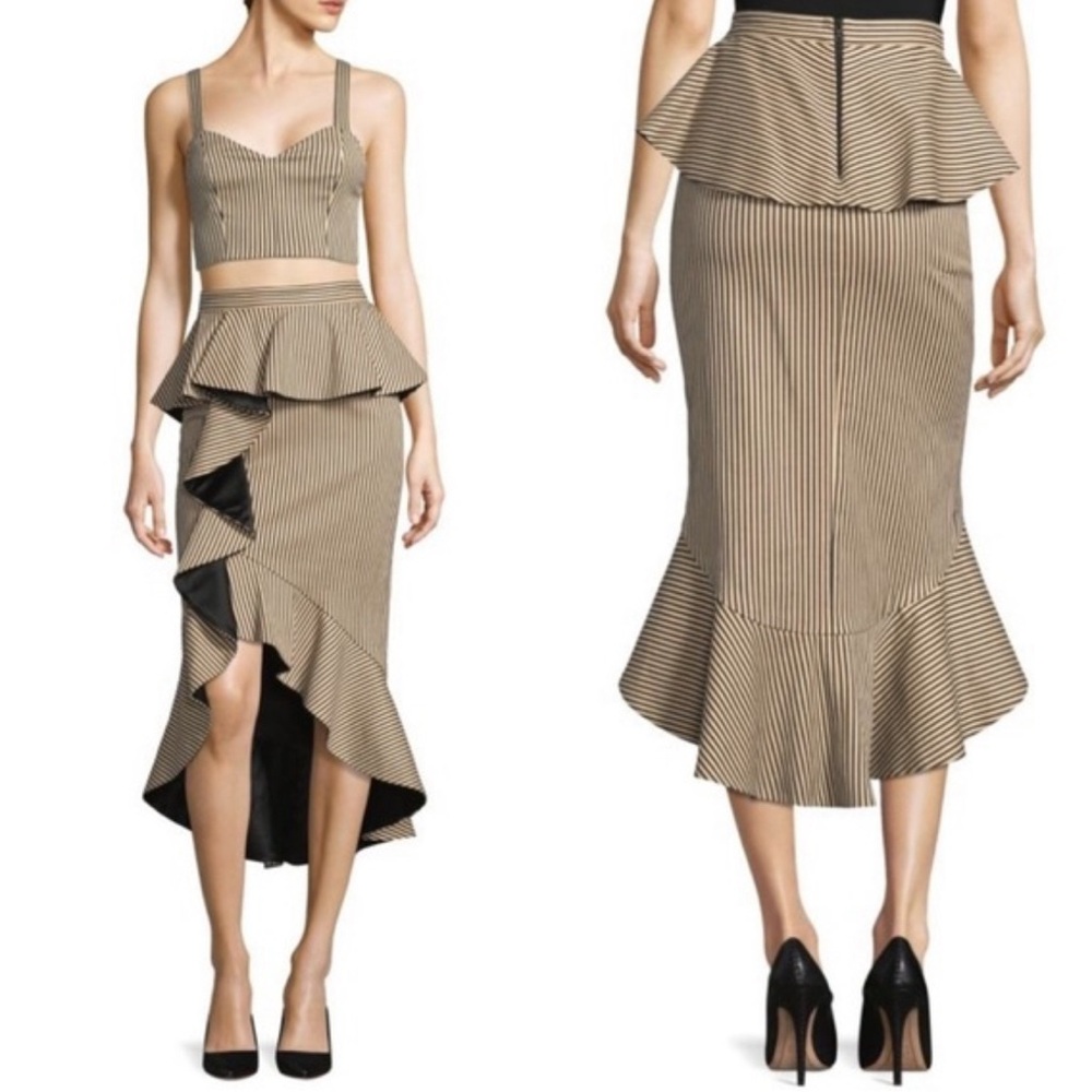 Alice + Olivia Alessandra Peplum Skirt